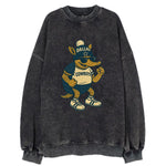 Dallas Armadillo wearing Cowboys beanie with lone star patch and wayfarer - Vintage Sweatshirt