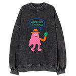 GHOSTING IS NORMAL | Transparent ghost texting - Vintage Sweatshirt