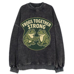 Frogs Together Strong 3 - Vintage Sweatshirt