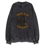 Music Is My Therapy  - Vintage Sweatshirt