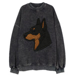 Beauceron - Contemporary French herder d - Vintage Sweatshirt