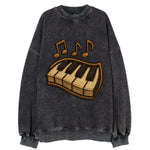 Piano Keys  - Vintage Sweatshirt