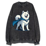 Samoyed Winter Hero  - Vintage Sweatshirt