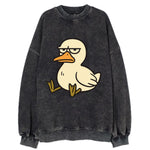 The Duck Judging Silently - Vintage Sweatshirt