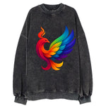 Liberation Bird - Phoenix with each feat - Vintage Sweatshirt