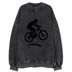Mountain biker catching air - Vintage Sweatshirt