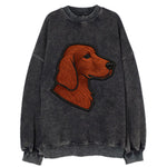 Irish Setter - Contemporary red setter l - Vintage Sweatshirt