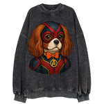 Cavalier King Charles Friendly Hero  -  Vintage Sweatshirt