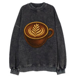 Latte Art  - Vintage Sweatshirt