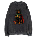 Rottweiler Strong Hero  - Vintage Sweatshirt
