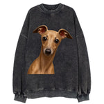 Italian Greyhound  - Vintage Sweatshirt