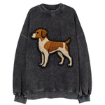 Brittany - Contemporary athletic logo wi - Vintage Sweatshirt
