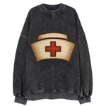 Nurse Cap  - Vintage Sweatshirt