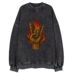 Devil Horns  - Vintage Sweatshirt