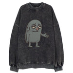 FOLLOWERS ARE GHOSTS | Transparent crowd following nobody - Vintage Sweatshirt