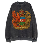 Azerbaijan Fire Phoenix Emblem - Vintage Sweatshirt