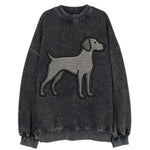 Weimaraner - Trendy gray ghost design wi - Vintage Sweatshirt
