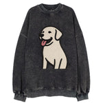 Labrador - Happy panting expression - Vi Vintage Sweatshirt
