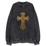 Alpha Omega Cross  - Vintage Sweatshirt