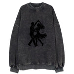 Salsa dancers spinning turn - Vintage Sweatshirt