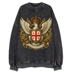 Georgia White Eagle Emblem  - Vintage Sweatshirt