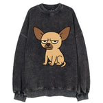 The Chihuahua Judging Silently - Vintage Sweatshirt