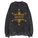 Sheriff Badge  - Vintage Sweatshirt