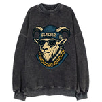 Glacier Mountain Goat - Vintage Sweatshirt