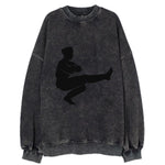 Russian Cossack dancer squat kick - Vintage Sweatshirt