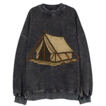 Camping Tent  - Vintage Sweatshirt