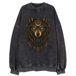 Storm Wolf Thunder  - Vintage Sweatshirt