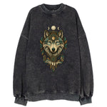 Pearl Wolf Shimmer  - Vintage Sweatshirt