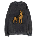 German Shepherd - Trendy minimal silhoue - Vintage Sweatshirt