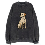 Rhodesian Ridgeback - Red wheaten sittin Vintage Sweatshirt
