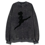 Irish step dancer Riverdance leap - Vintage Sweatshirt