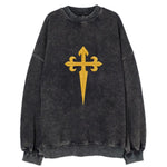 Order Of Santiago Cross - Vintage Sweatshirt