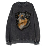 Australian Shepherd - Modern merle patte - Vintage Sweatshirt
