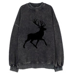 Deer with majestic antlers - Vintage Sweatshirt