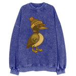 Sault Ste Marie Loon wearing Sault beani - Vintage Sweatshirt