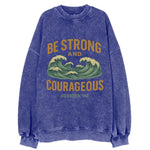 Joshua 1:9 Ocean - Vintage Sweatshirt