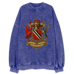 Trinidad Scarlet Ibis Emblem  - Vintage Sweatshirt