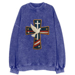 Dove and Cross  - Vintage Sweatshirt