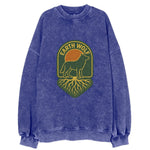 Earth Wolf Roots  - Vintage Sweatshirt