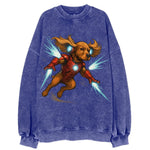 Cocker Spaniel Iron Man  - Vintage Sweatshirt