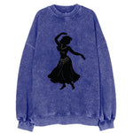 Belly dancer graceful gesture - Vintage Sweatshirt