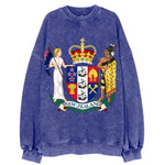 Coat Of Arms Of New Zealand - Vintage Sweatshirt