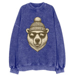 Winnipeg Polar Bear wearing Winnipeg bea - Vintage Sweatshirt
