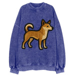 Norwegian Lundehund - Modern puffin hunt - Vintage Sweatshirt