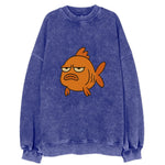 The Goldfish Judging Silently - Vintage Sweatshirt