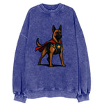 Belgian Malinois Guardian Hero  - Vintag Vintage Sweatshirt
